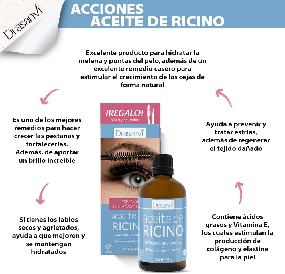 Thumbnail 3 de Drasanvi Aceite de Ricino Bio 100 ml puro