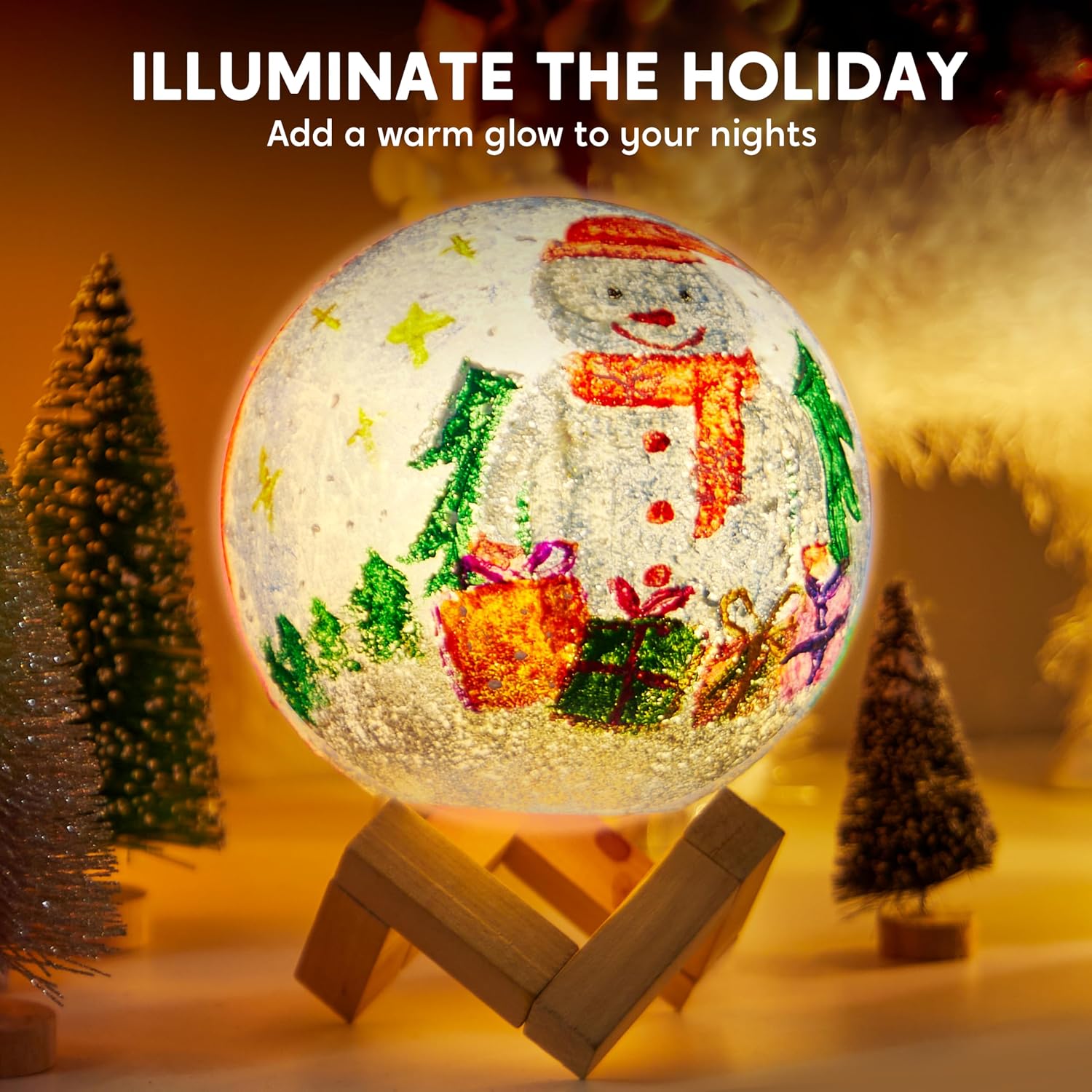 Thumbnail 2 de Klever Kits Paint Your Own Moon Lamp Kit for Kids