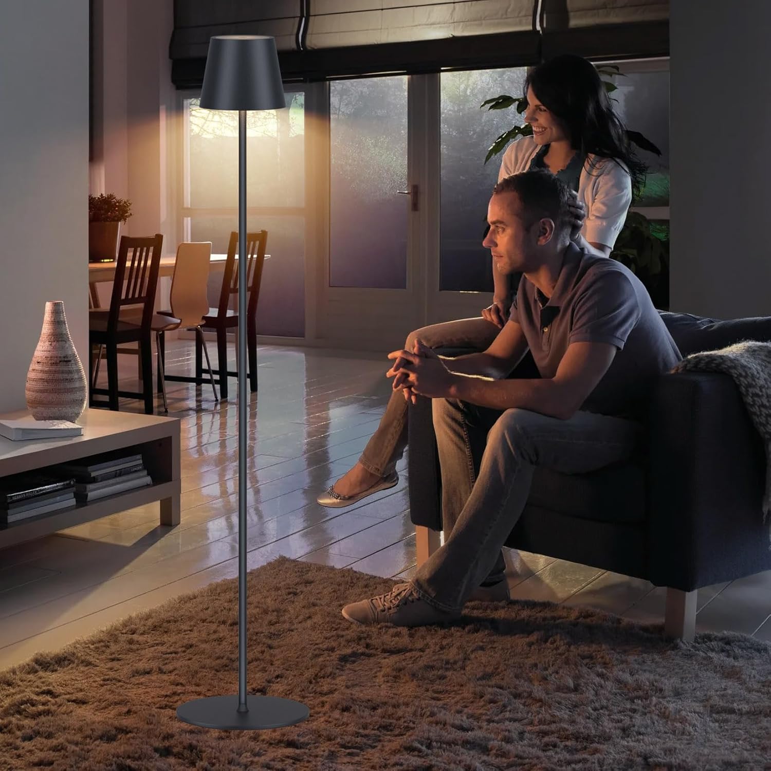 Thumbnail 2 de Coinmit LED kabellose Akku-Stehlampe – dimmbar, wetterbeständig und tragbar
