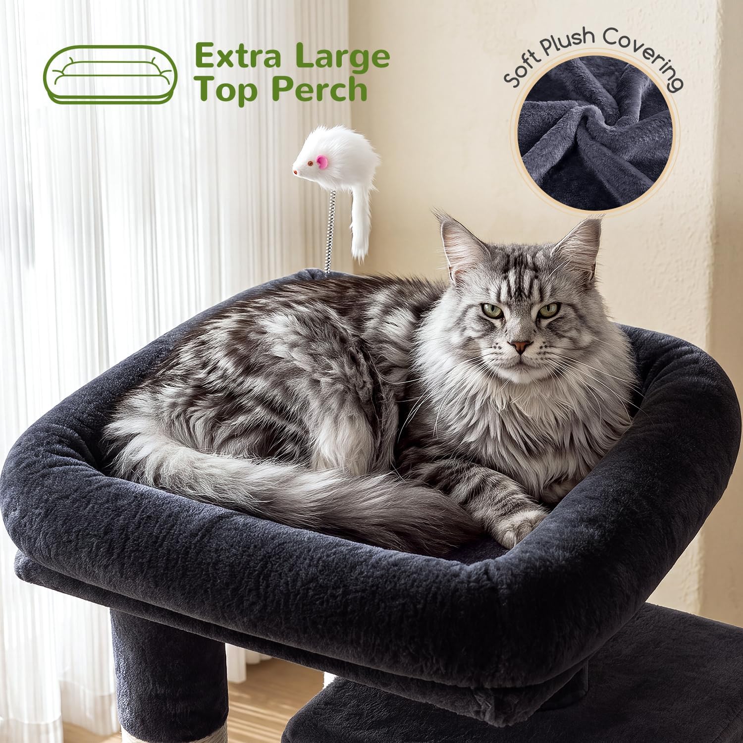 Detalle de Globlazer Cat Tree 50-inch