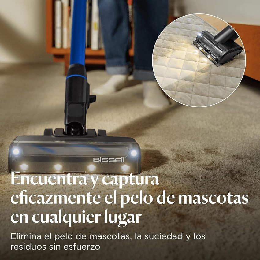 Detalle 2 de Bissell PowerClean FurFinder Aspiradora sin Cable 🚀