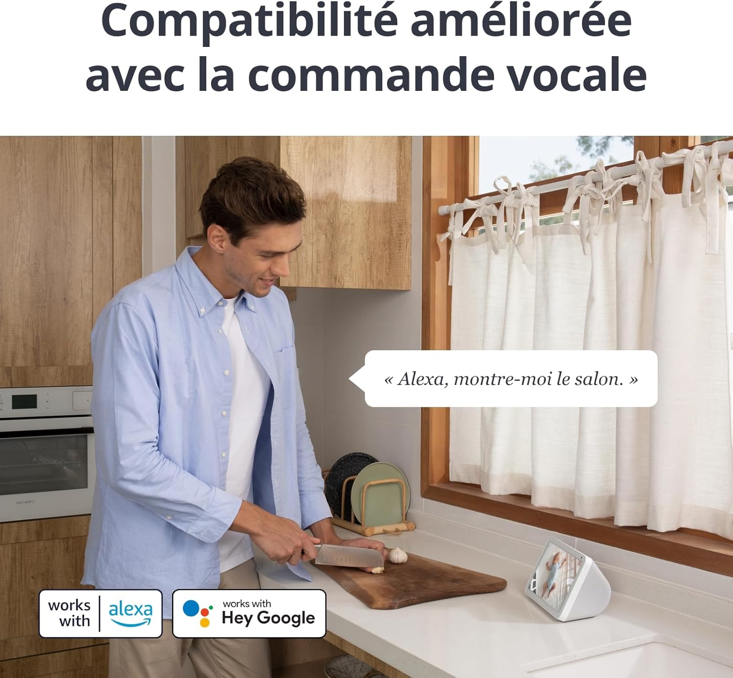 Thumbnail 5 de SwitchBot Caméra de sécurité intérieure 5 MP Pan/Tilt 3K, Wi‑Fi 2,4 GHz, suivi 360°, mode privé et vision couleur (compatible Alexa)