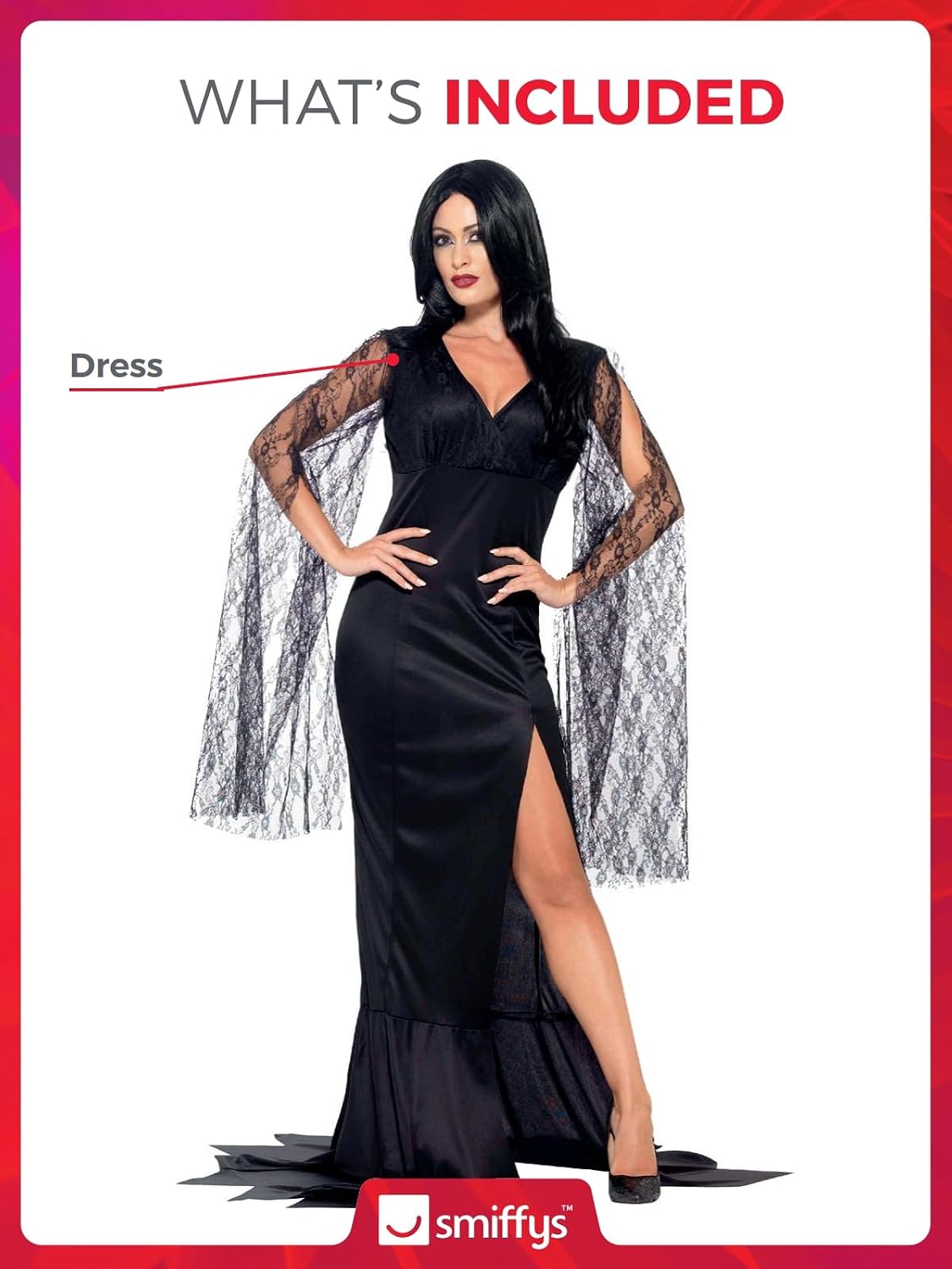 Thumbnail 3 de Smiffys Robe de déguisement Femme 37"