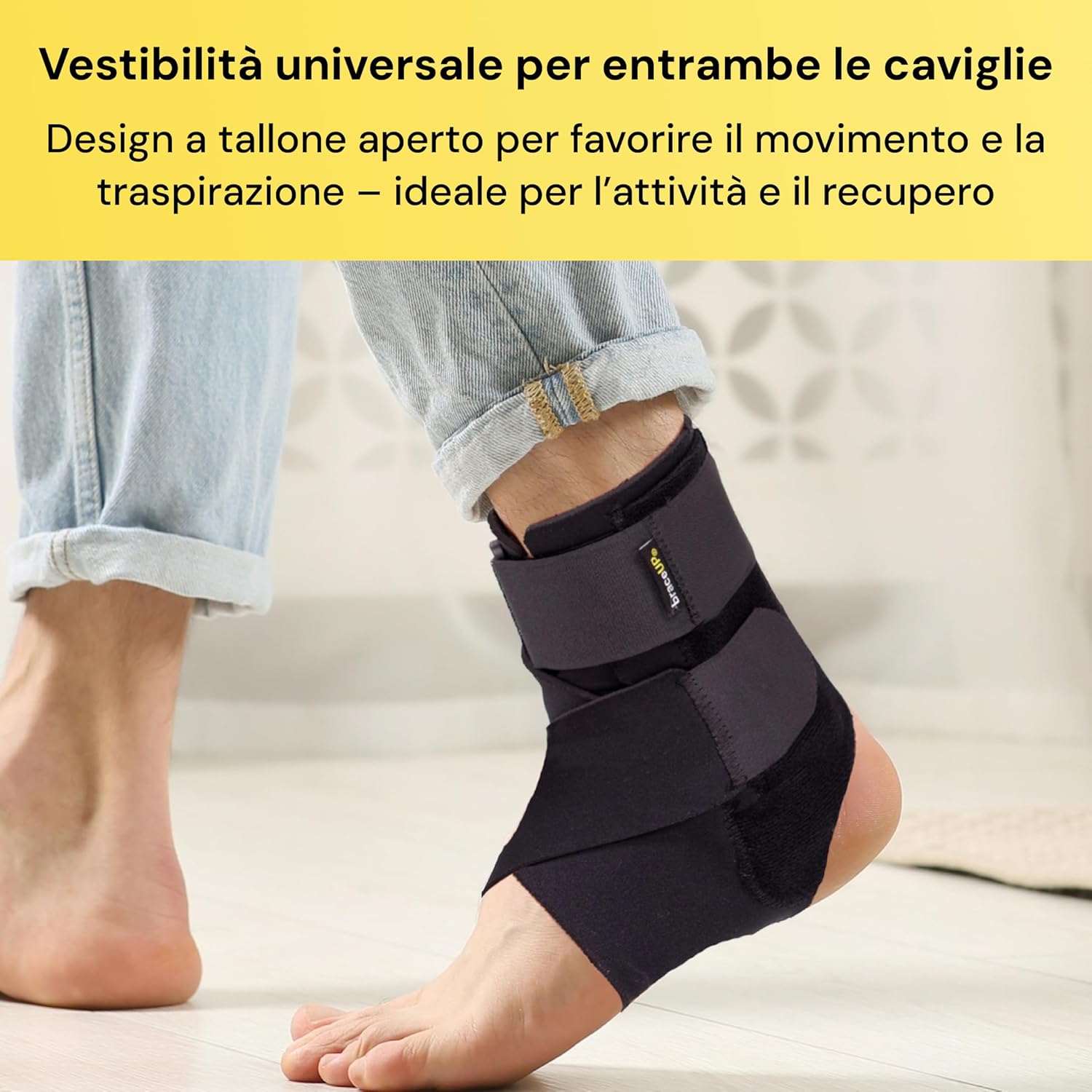 Thumbnail 4 de BraceUP Cavigliera ortopedica per uomo e donna: tutore per stabilità e dolore al piede