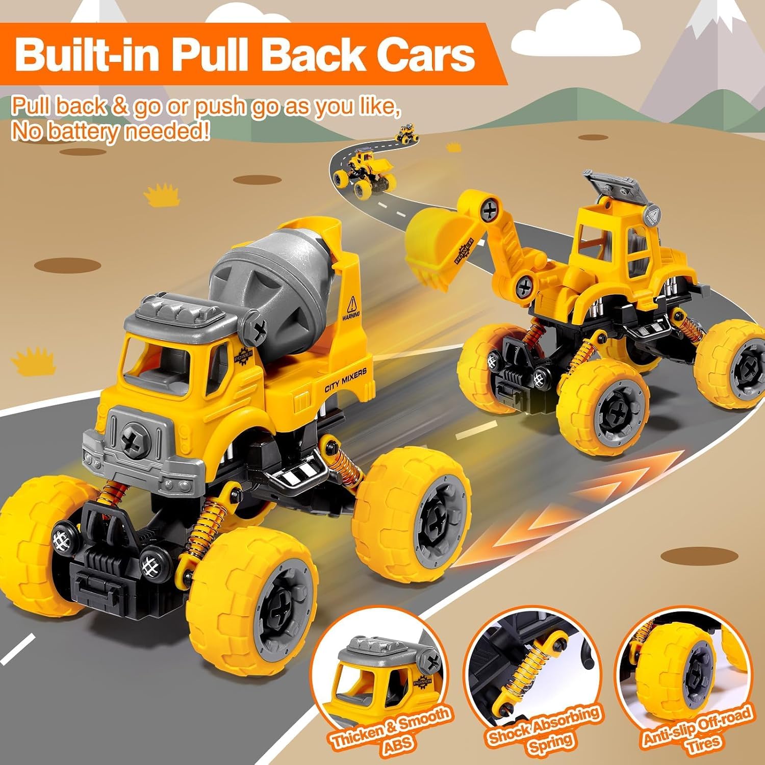 Detalle 2 de LUDILO Take-Apart Construction Toy Set, 4-Piece