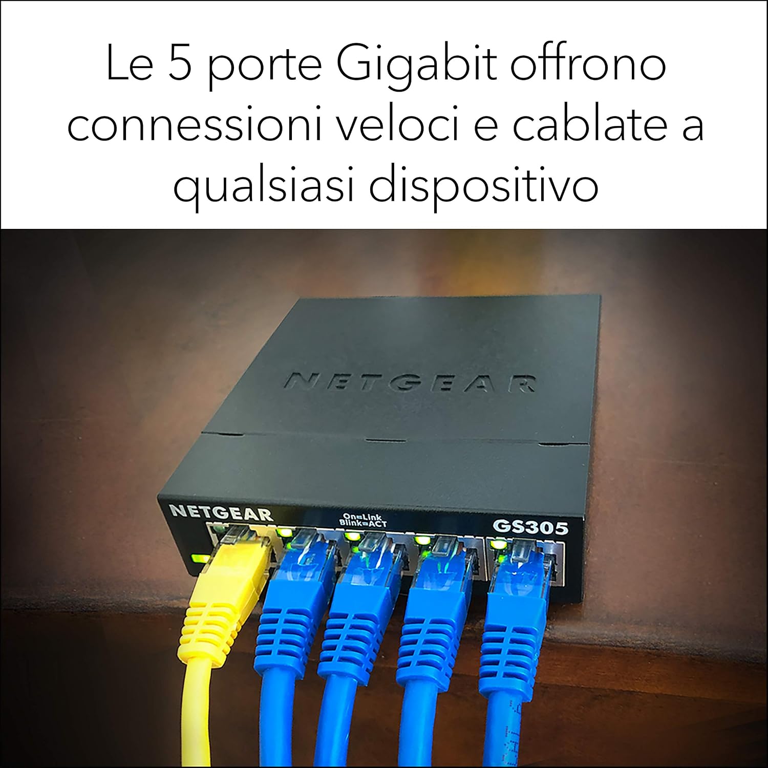 Thumbnail 4 de NETGEAR GS305 Switch Ethernet 5 Porte Gigabit