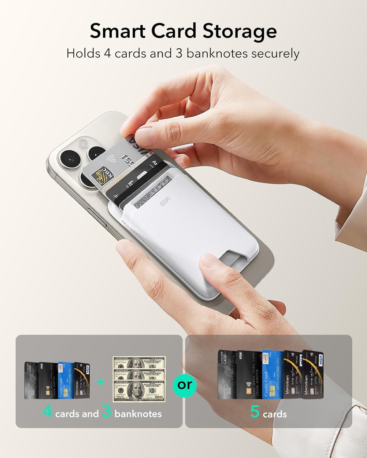 Detalle 2 de ESR for MagSafe Wallet 5-Card