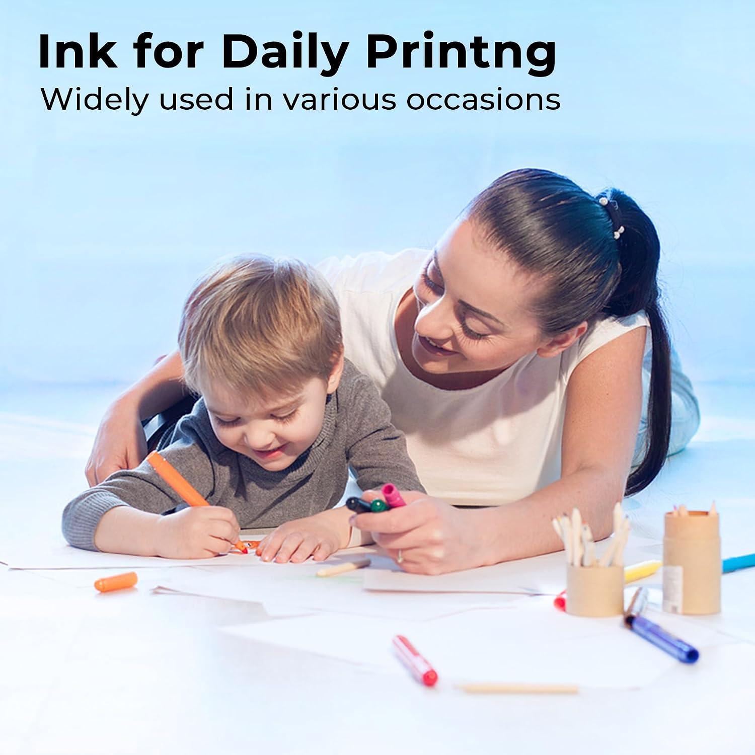 Detalle 1 de Refill Ink Bottle Set with 135ml Black Ink