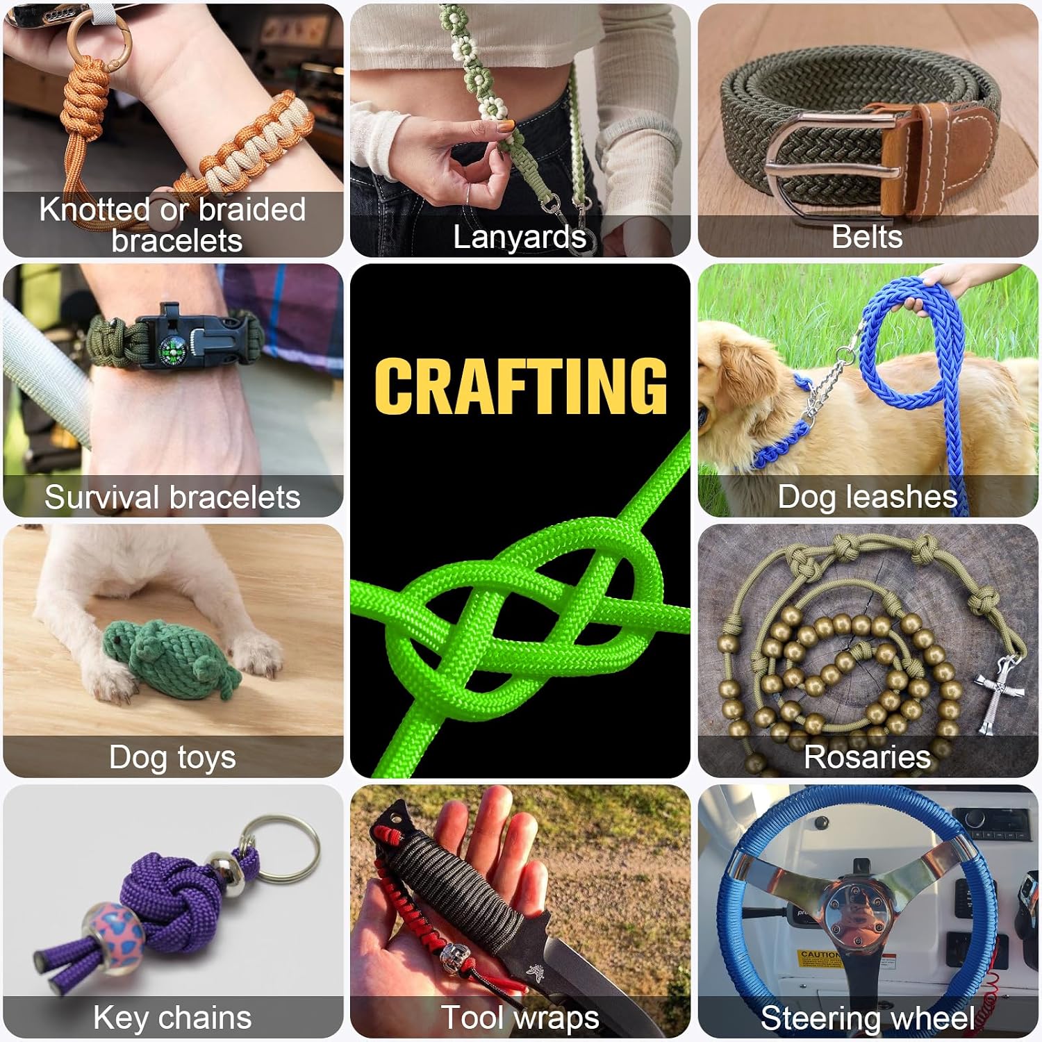 Thumbnail 6 de TRIBERION Paracord Rope 200 ft