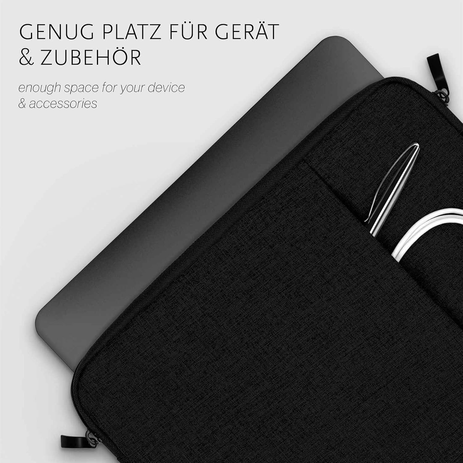 Detalle de moex Dash Case Hülle für Samsung Galaxy Tab S10 Plus – Minimalistische Schutzhülle aus Nylon