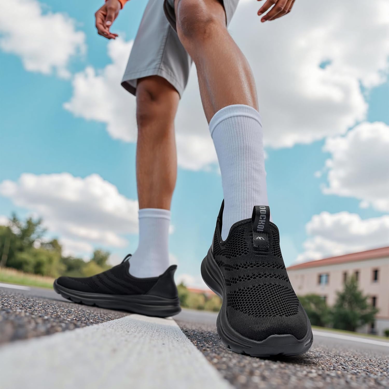 Thumbnail 1 de ODCKOI Baskets Slip-on Homme Respirantes – Légères et Confortables