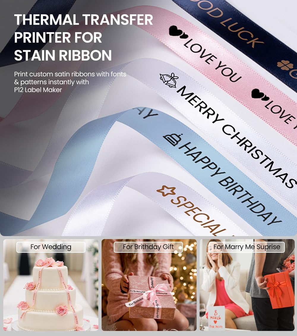 Thumbnail 1 de Phomemo P12 stampante etichette 12 mm 🖨️