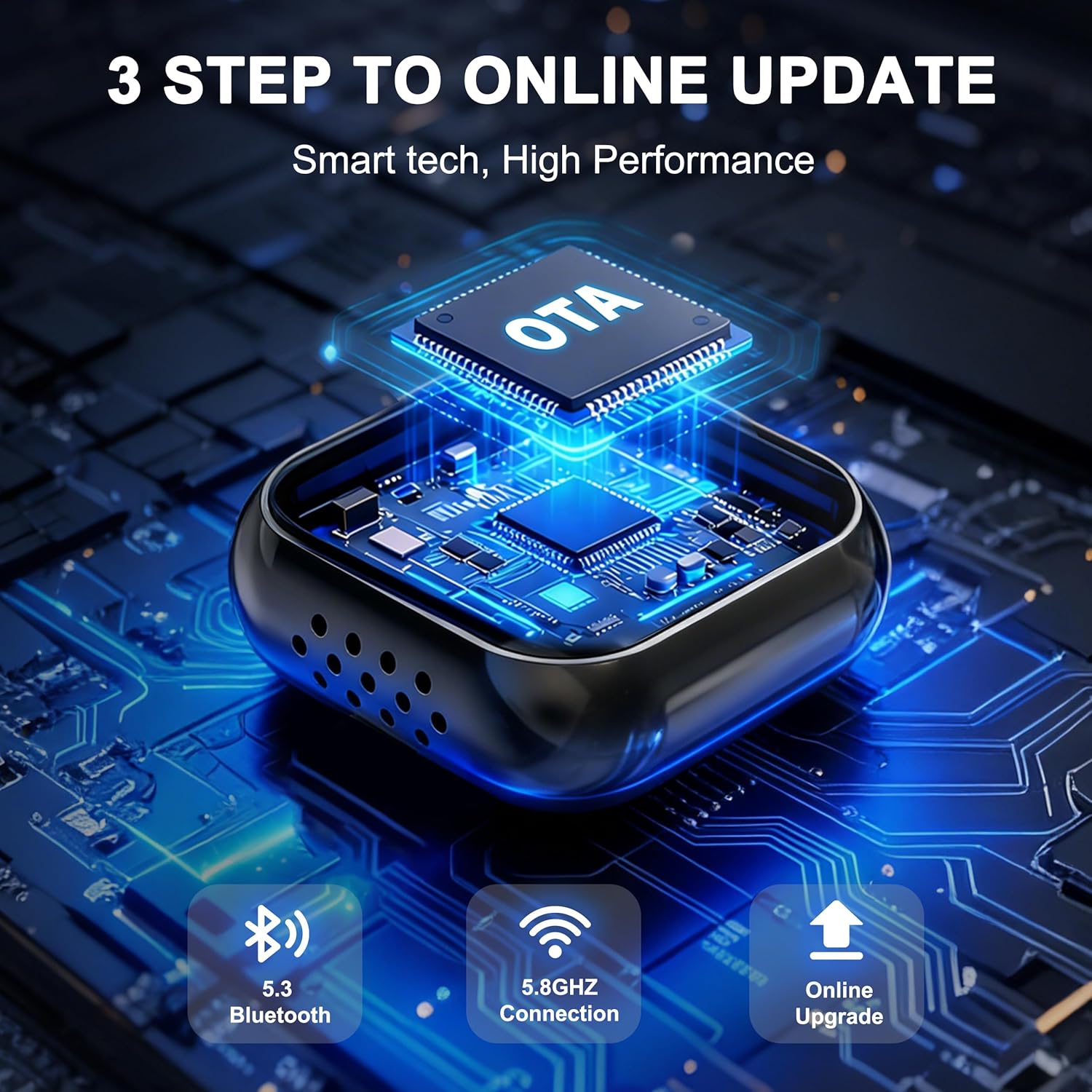 Thumbnail 6 de 2026 Verbesserter 2-in-1 CarPlay Wireless Adapter – Plug & Play, Dual-Band Wi‑Fi, Bluetooth 5.3