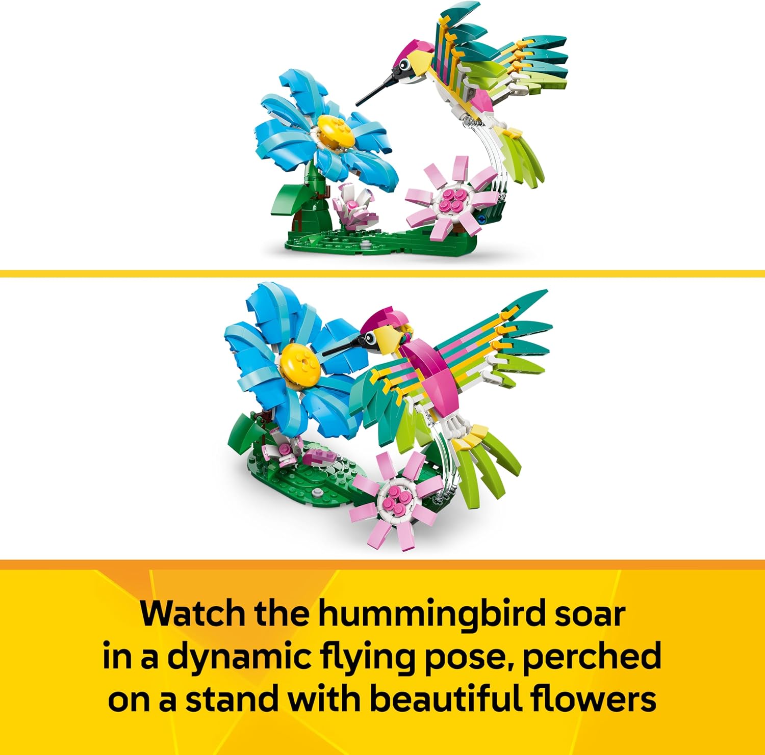 Thumbnail 4 de LEGO 31384 Colourful Hummingbird toy