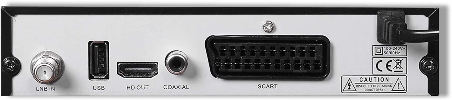 Thumbnail 6 de Leyf 2809 – Digitaler Satelliten Receiver (HDTV, DVB-S/S2, HDMI, SCART, 2x USB 2.0, Full HD 1080p) vorinstalliert für Astra, Hotbird, Türksat