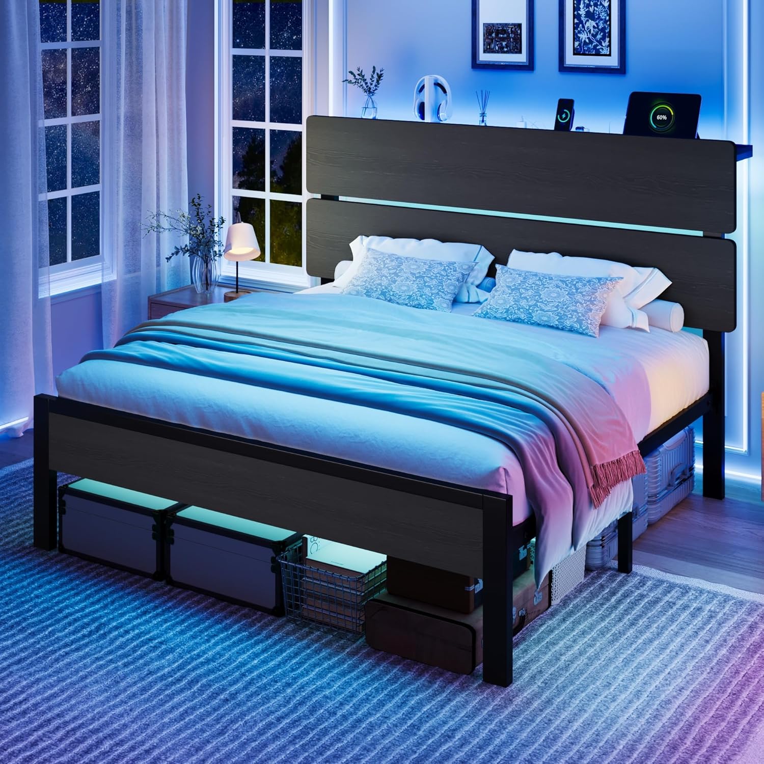 Detalle de SHA CERLIN Full Size Bed Frame