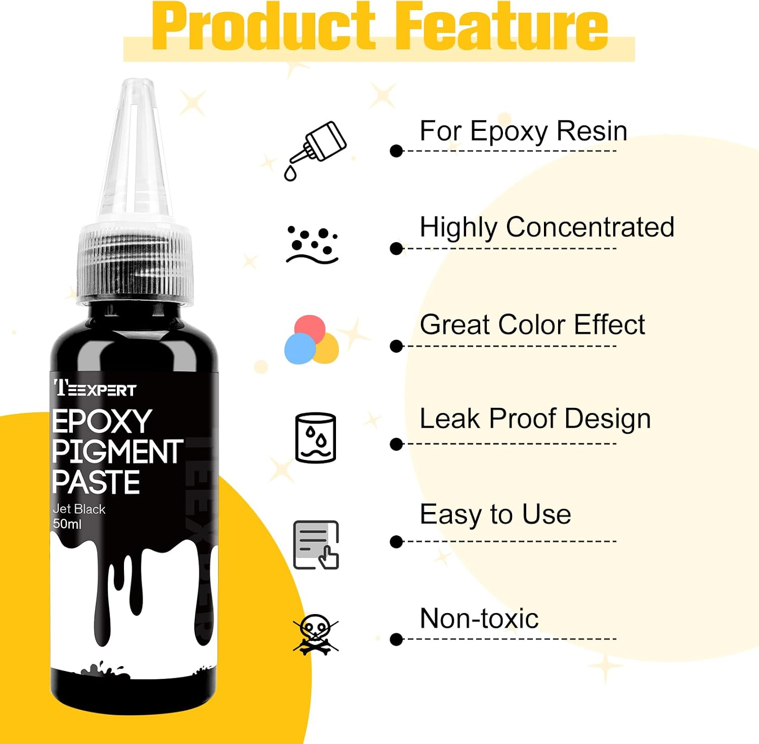 Thumbnail 5 de Teexpert Epoxy Resin Pigment Paste, 6 Colors