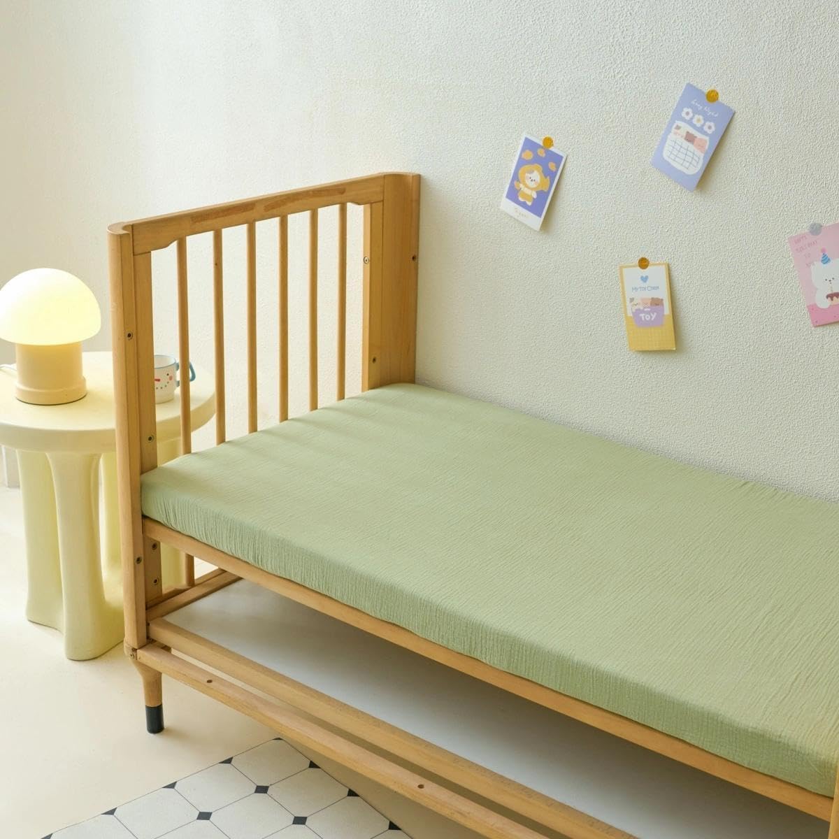 Detalle 2 de xuan dian Muslin Crib Sheets, 2-Pack