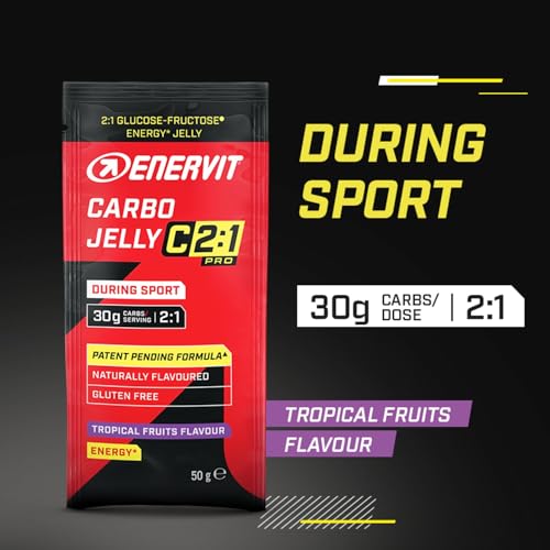 Detalle 2 de Enervit Carbo Jelly C2:1PRO gel energetiche 30g 🍫