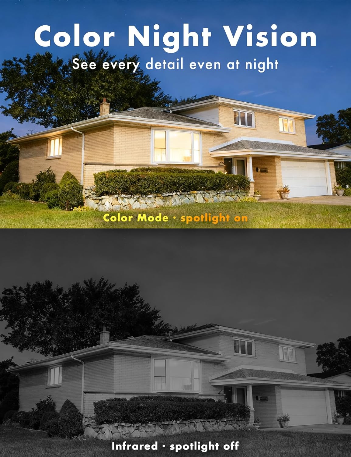 Thumbnail 4 de FAMVIVA Solar Security Cameras Wireless Outdoor: 2K/3MP, Integrated Solar Panel, AI Motion Detection