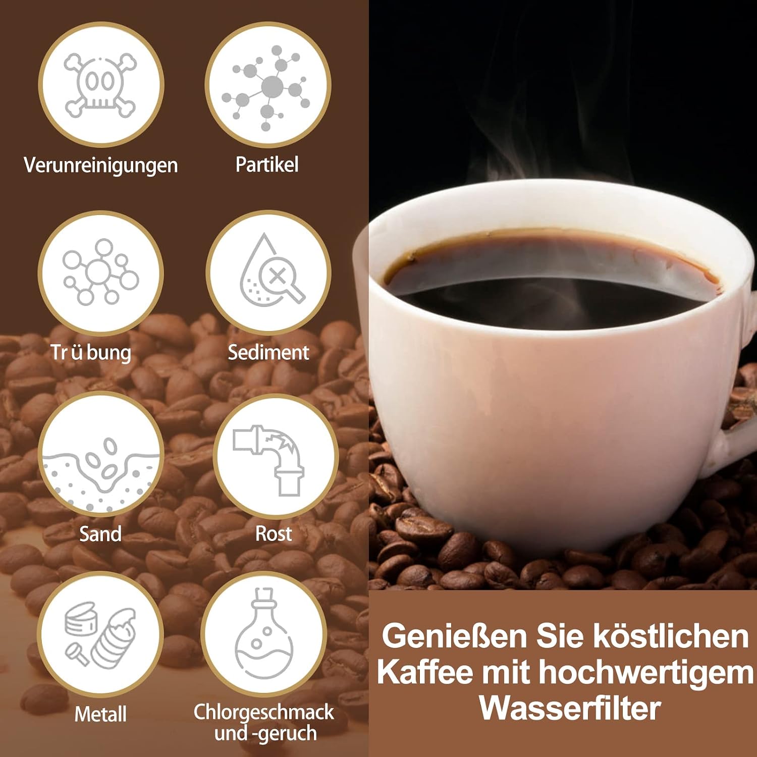 Thumbnail 3 de ARETHONE Wasserfilter für Kaffeevollautomaten 6er-Pack