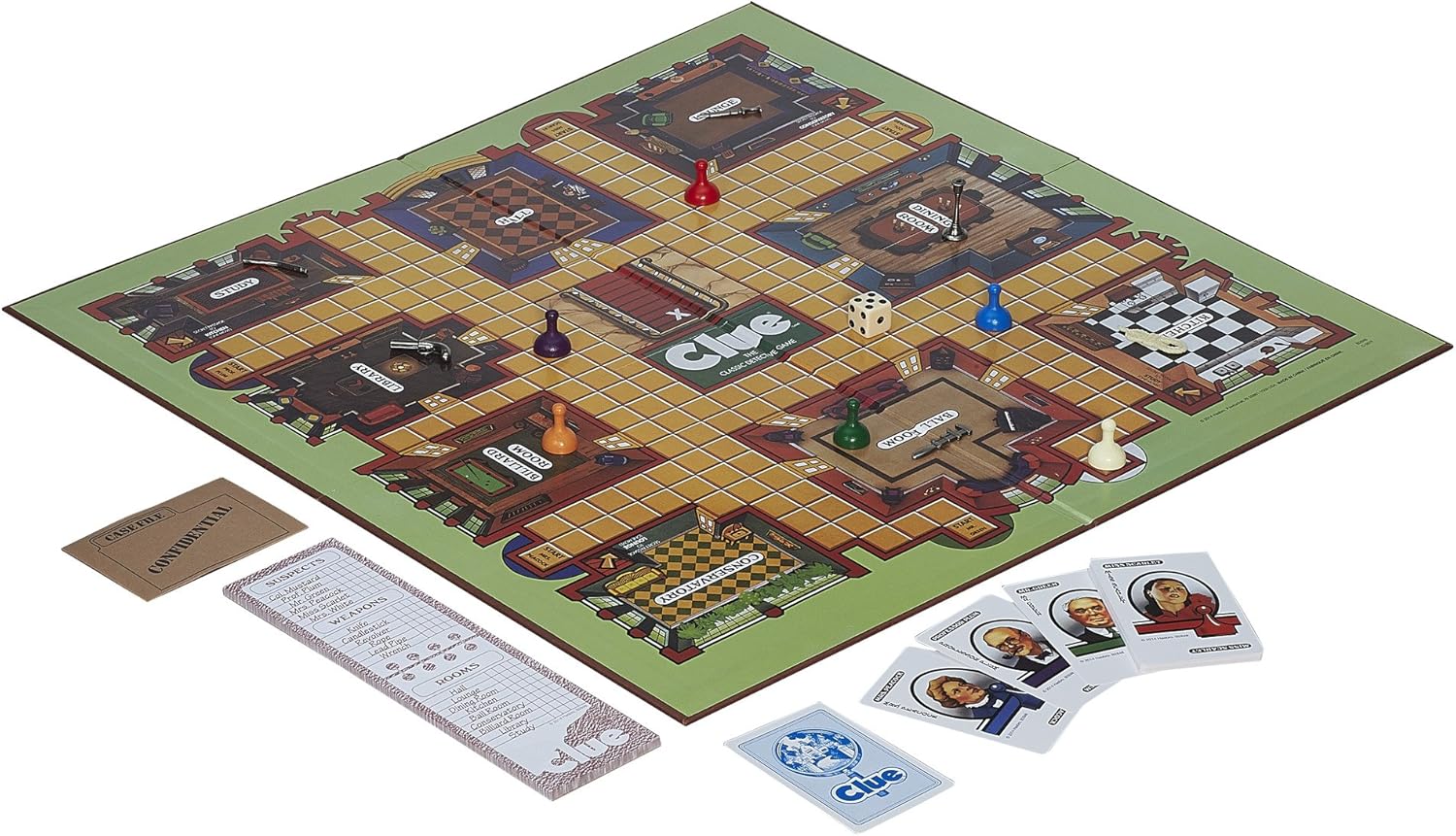 Thumbnail 2 de Hasbro Gaming Retro Series Clue 1986 Edition Board Game (Ages 8+) — Family Mystery Night Game