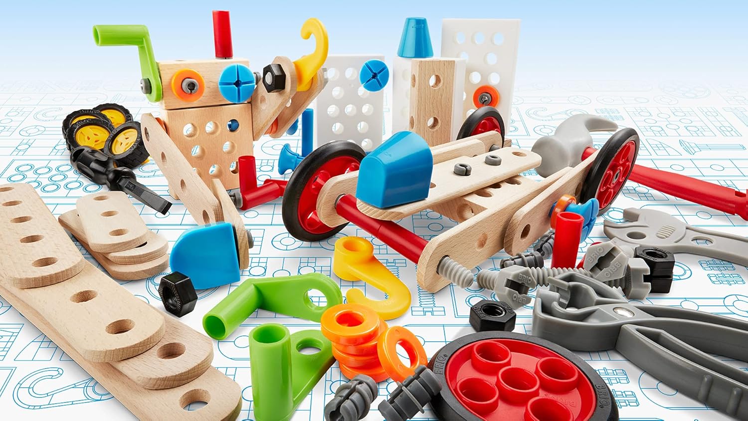 Detalle 2 de BRIO Builder 34587 136 Teile Konstruktionsspielzeug