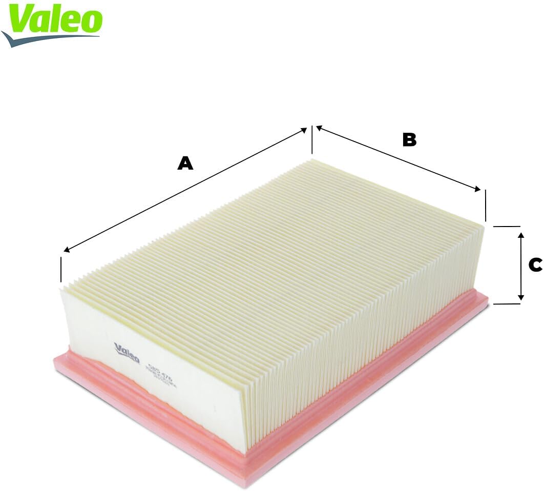 Thumbnail 1 de VALEO Luftfilter 585100 – Filtereinsatz mit Vorfilter (u. a. für Citroën C5, Jumpy, Peugeot 407/Expert, Mini)