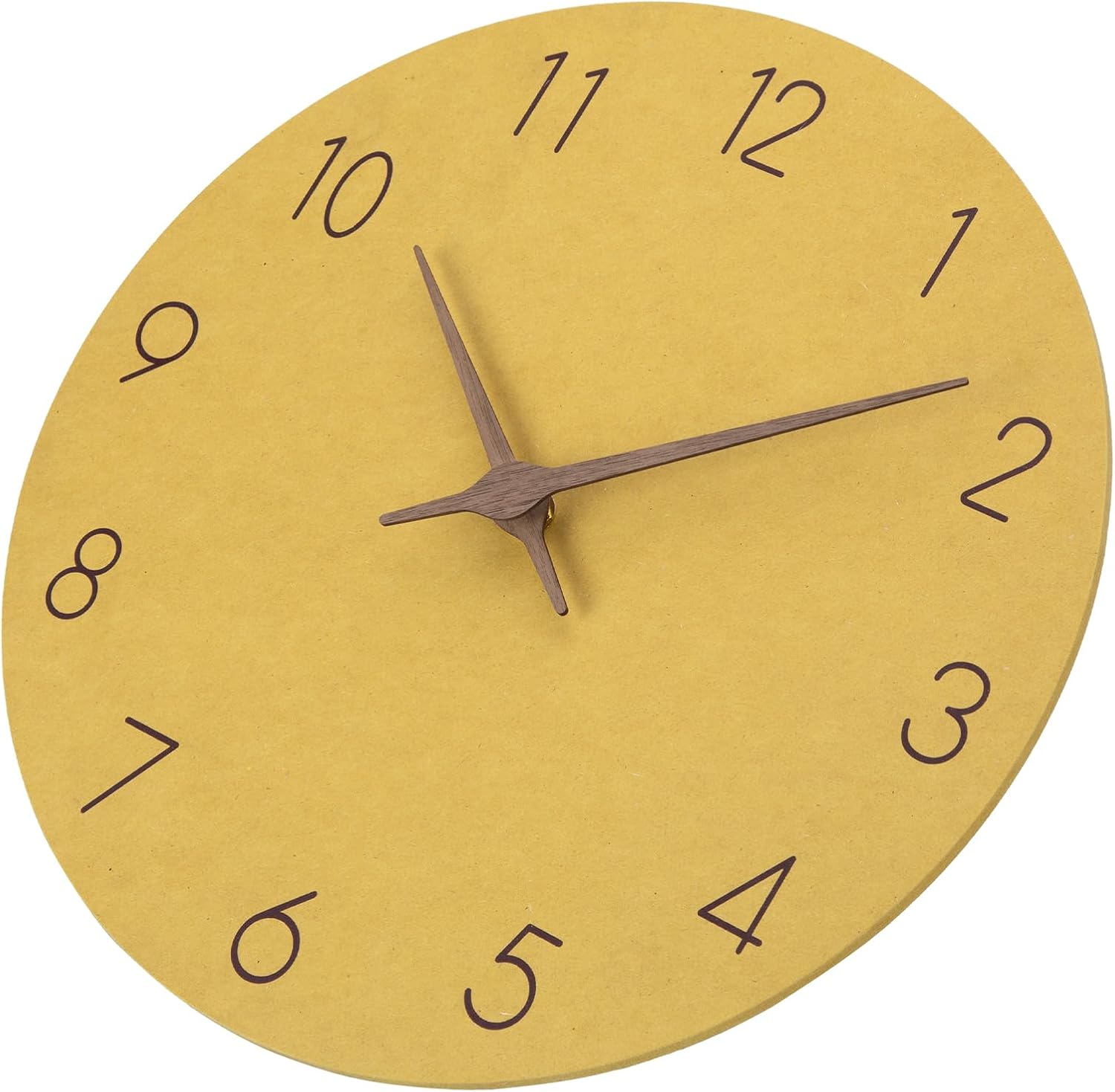 Thumbnail 6 de ACCSHINE 1029611 wandklok van MDF, stil uurwerk, gele wijzerplaat, 30 cm