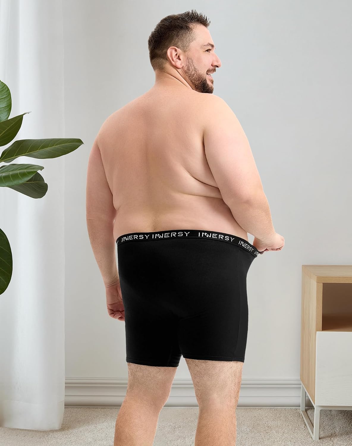 Thumbnail 1 de INNERSY Grandi misure boxer uomo 5 pezzi in cotone XXL-5XL