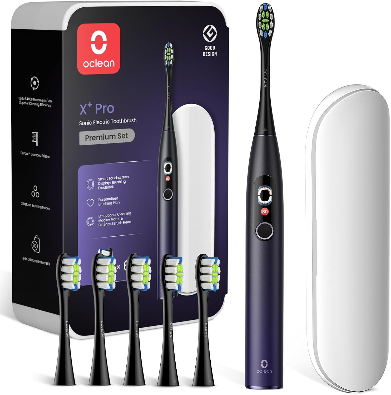 Detalle de Oclean X Pro Set Brosse électrique 30 jours