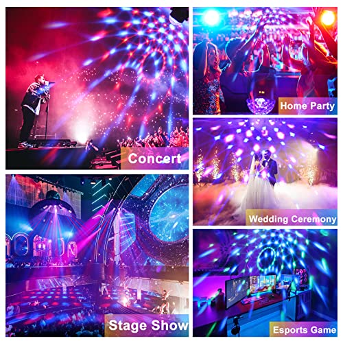 Thumbnail 3 de U`King Discokugel – 360° RGB LED Party Licht mit Fernbedienung, 3W, musikgesteuert