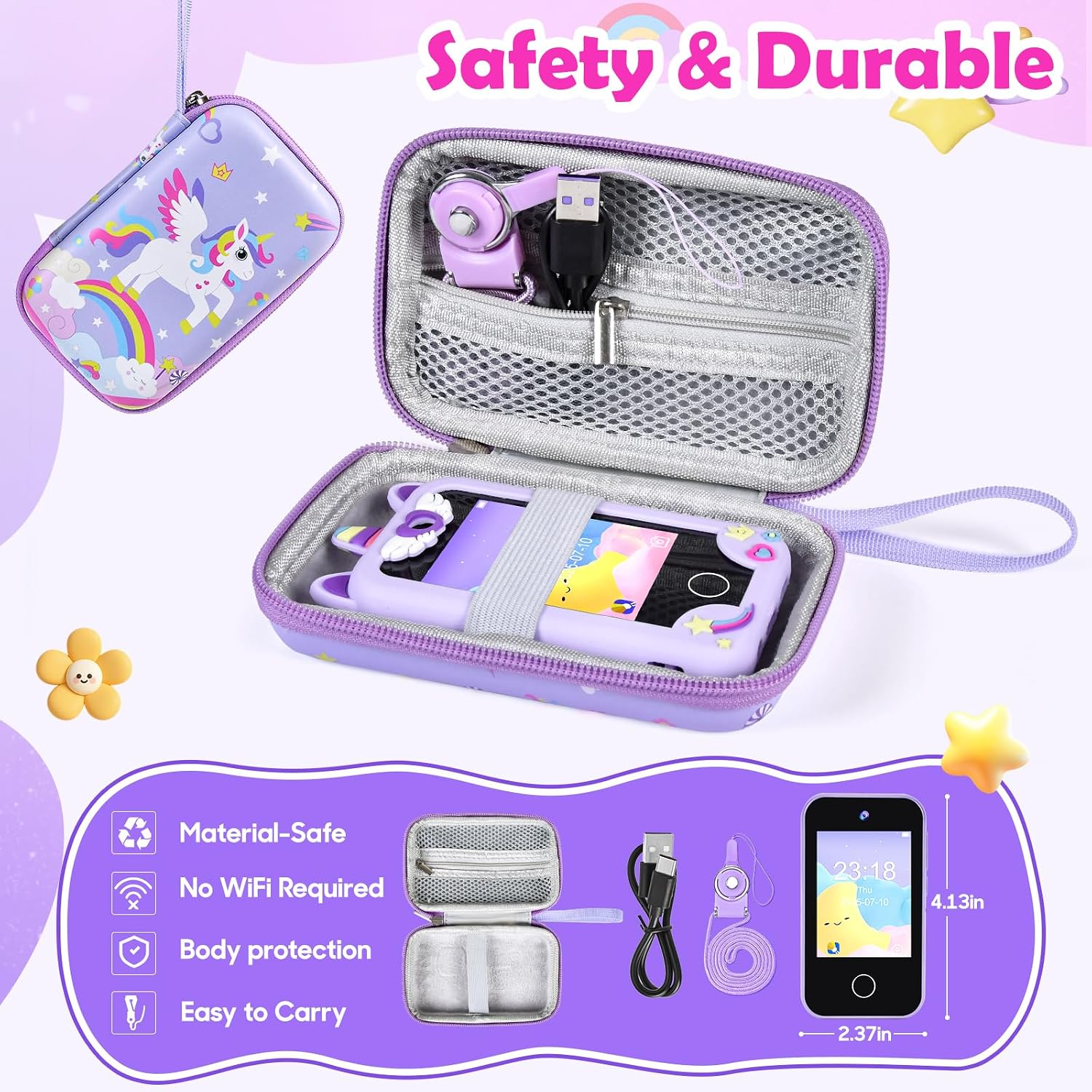 Detalle 2 de Jusvenmt Kids Smart Phone 2.8" touchscreen