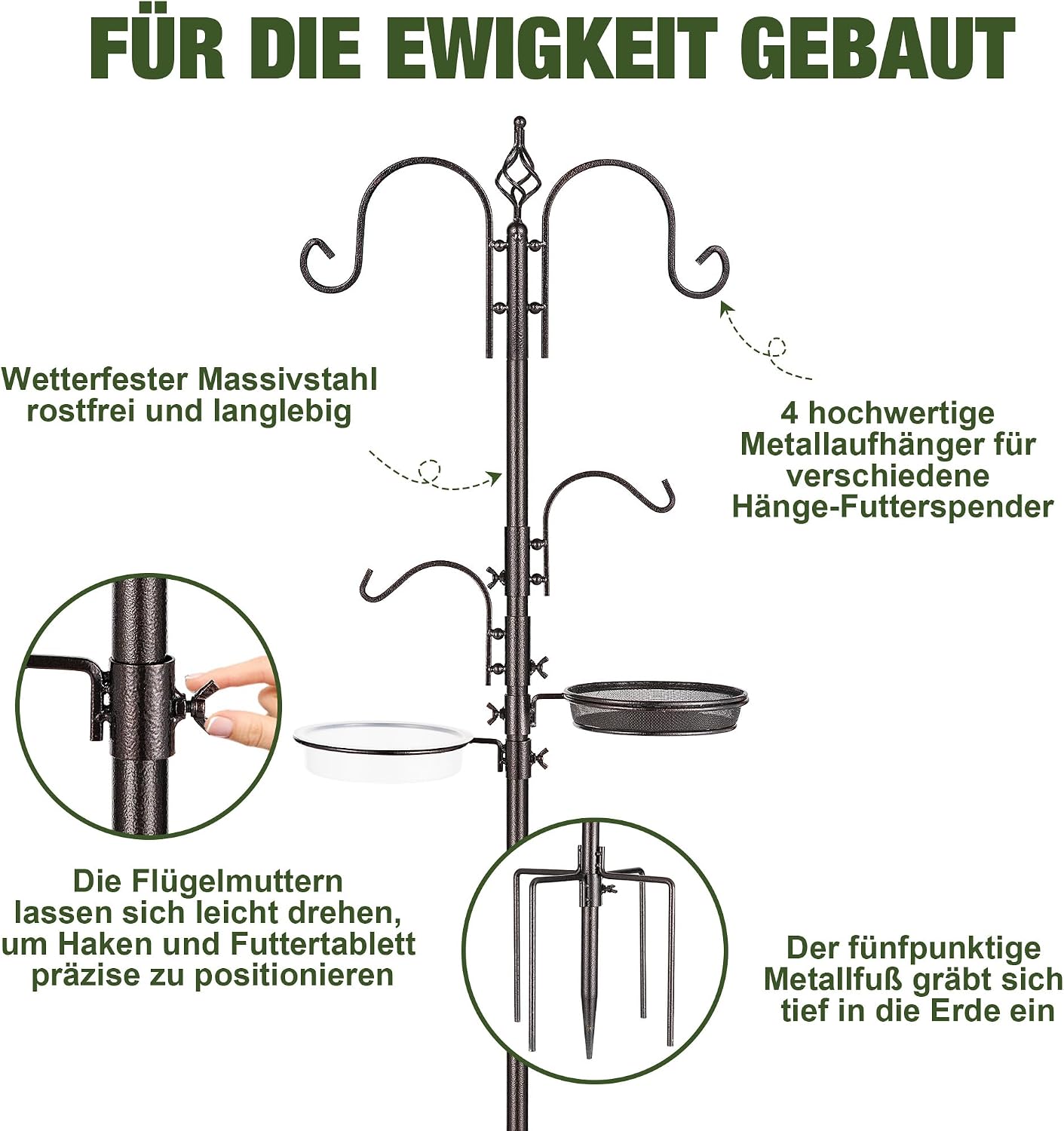 Thumbnail 5 de Urban Deco Vogelfütterungsstation Kit 91 Zoll