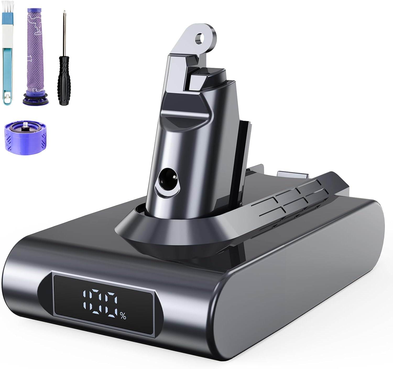 Detalle de 8000mAh Batteria di Ricambio per Dyson V8 Absolute SV10: potenza e affidabilità per il tuo aspirapolvere