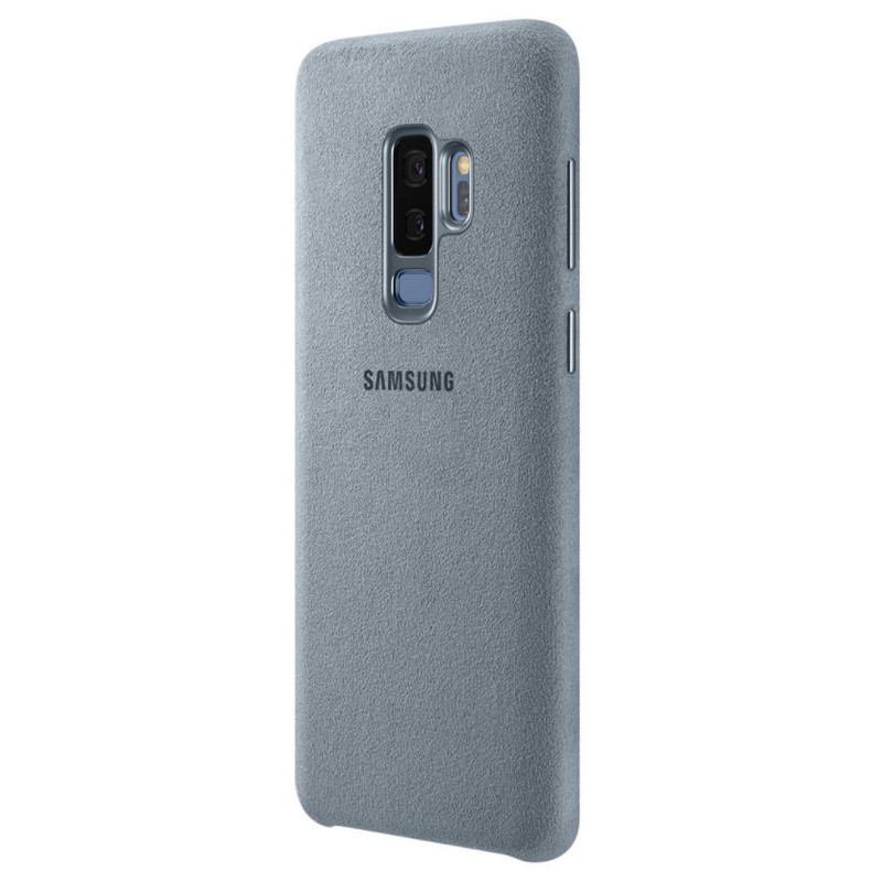 Detalle 1 de Samsung EF-XG965 Alcantara Cover Menta para Galaxy S9+