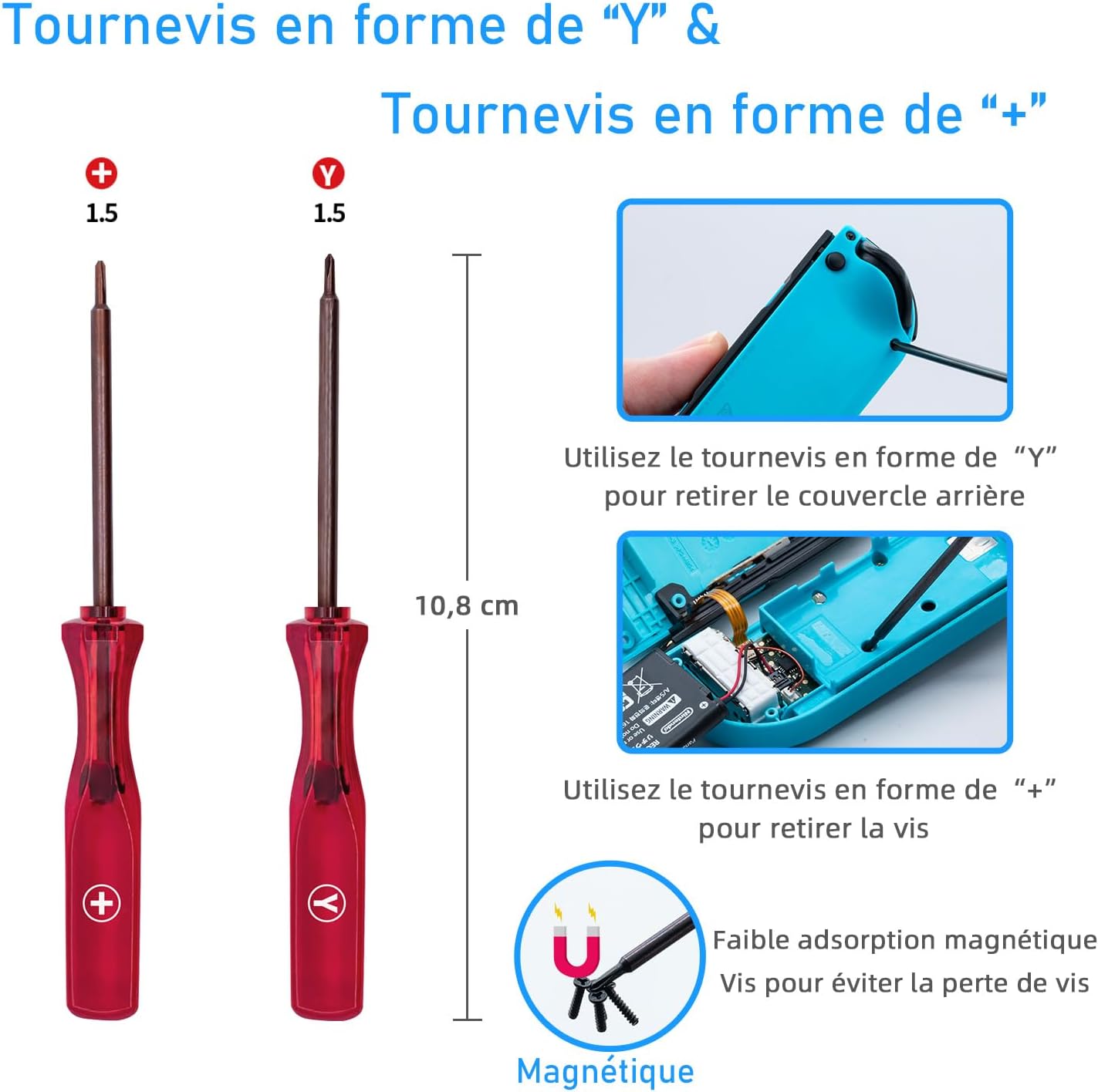Thumbnail 4 de Mcbazel Joystick analogique 3D pour Switch