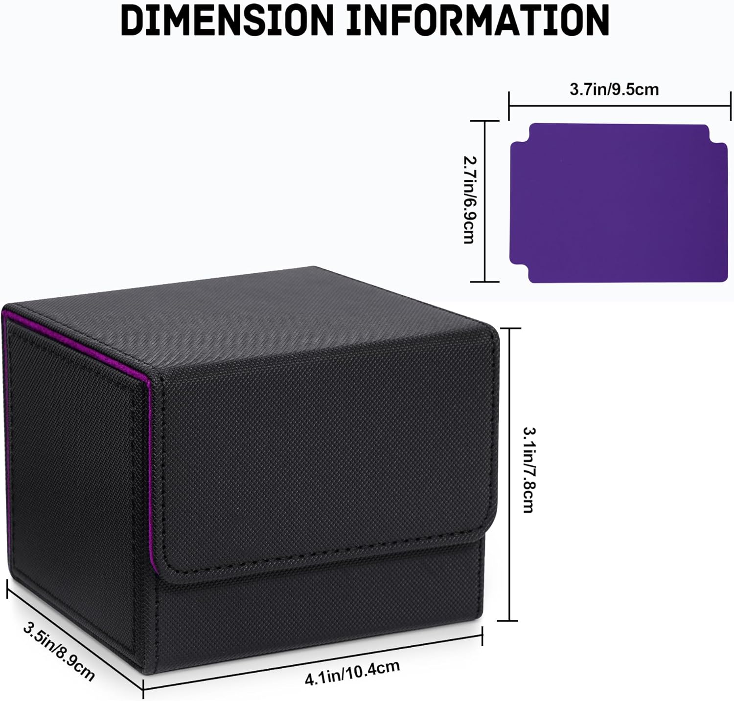 Thumbnail 5 de ZLCA Card Deck Box Holds 120+ Sleeved Cards