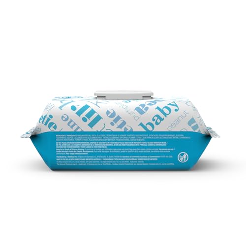 Detalle de Amazon Elements Baby Wipes, Unscented, Hypoallergenic, 810 Count (Flip-Top Packs)