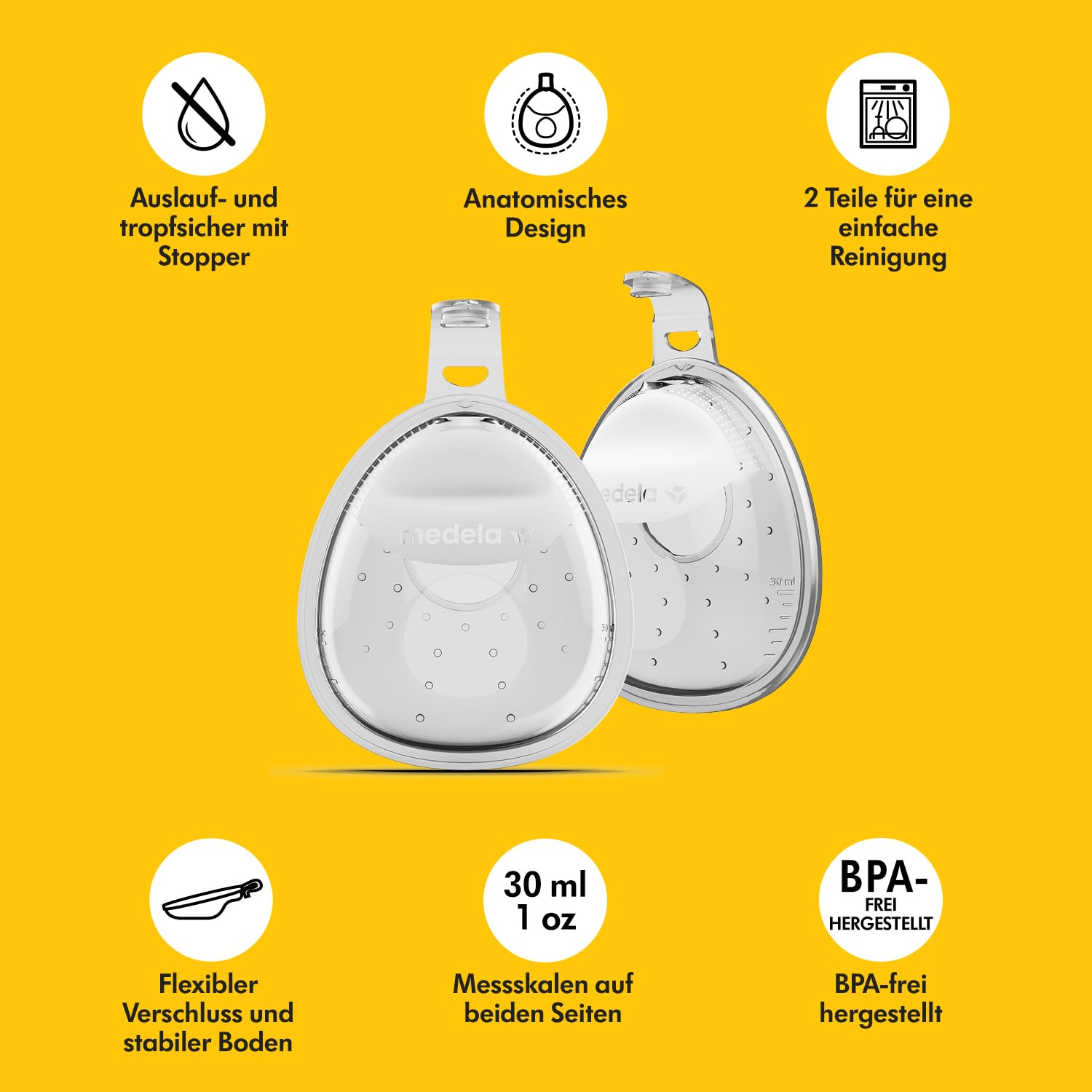 Thumbnail 2 de Medela InBra Milchauffangschalen 30 ml