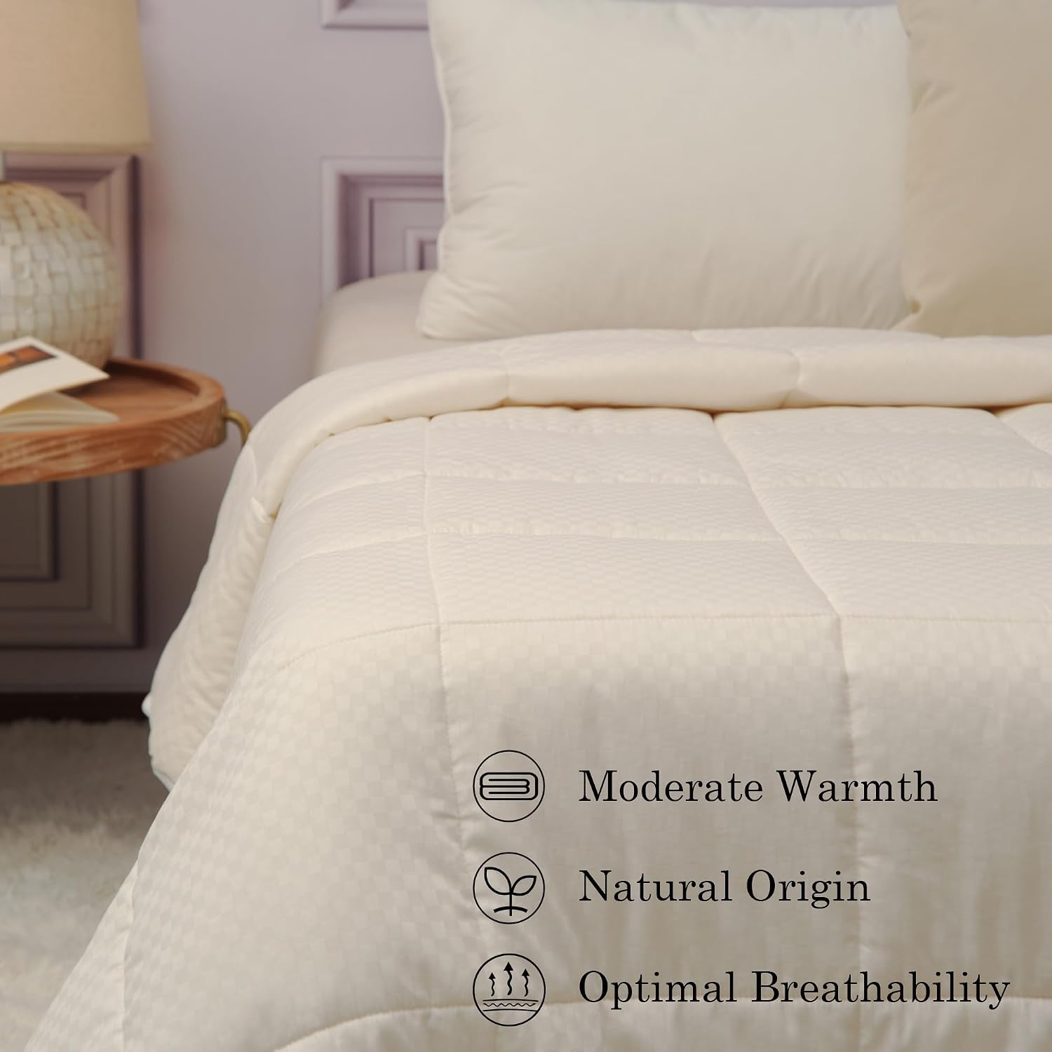 Detalle 2 de CUDDLE DREAMS Wool Comforter Twin