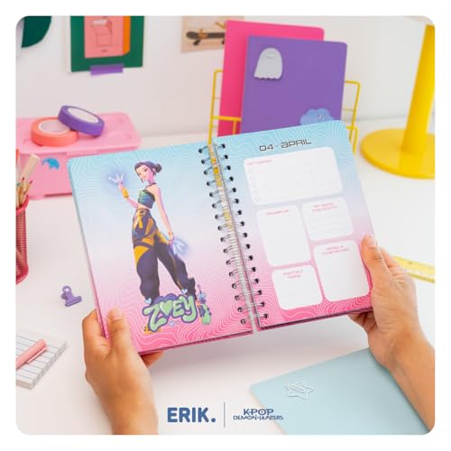 Detalle de Grupo Erik Agenda escolar 2026 2027 Semana Vista KPop