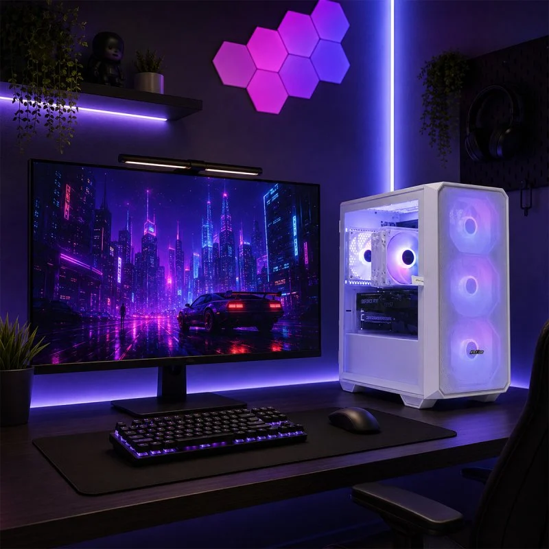 Detalle 2 de PcCom Ready: Intel Core i5-12400F, 32 GB, 1 TB SSD y RTX 5060 Ti 16 GB — PC gaming optimizado