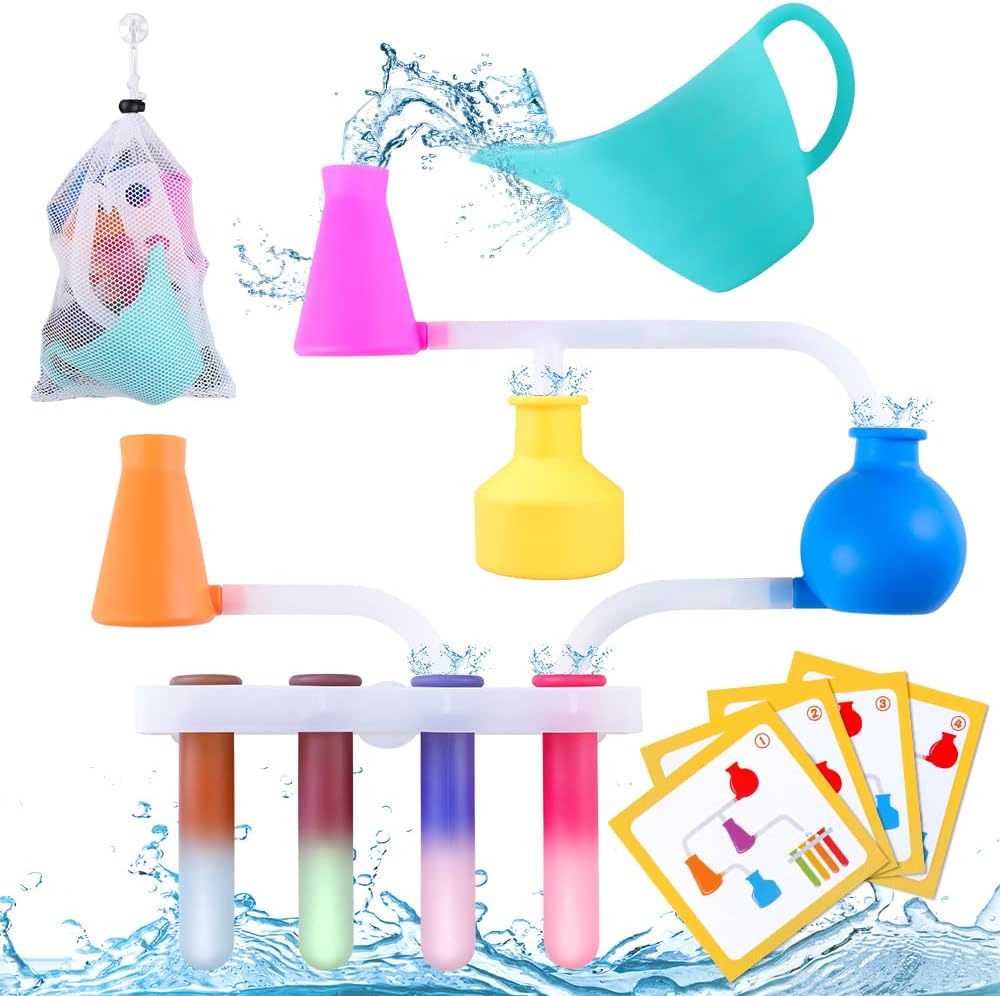 Detalle de OFUN Baby Bath Toy Lab Set