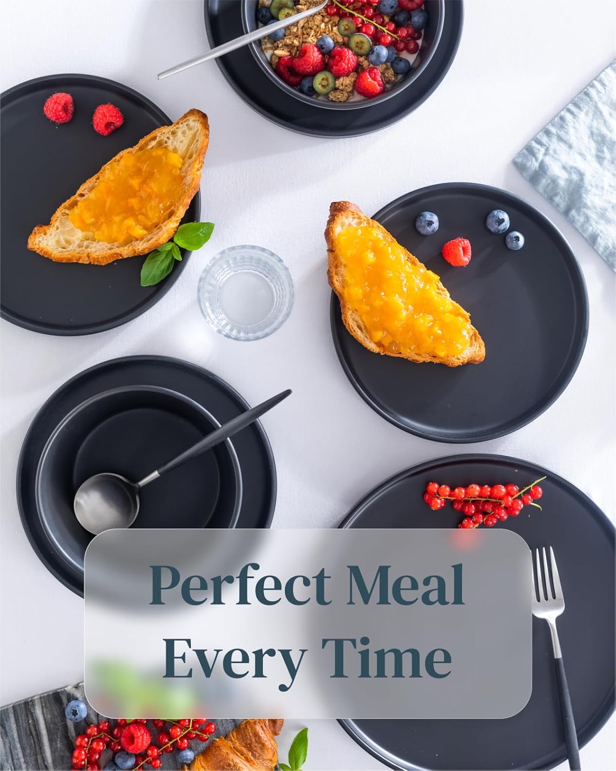 Thumbnail 3 de Pure Living Stoneware 16‑Piece Dinnerware Set for 4 🍽