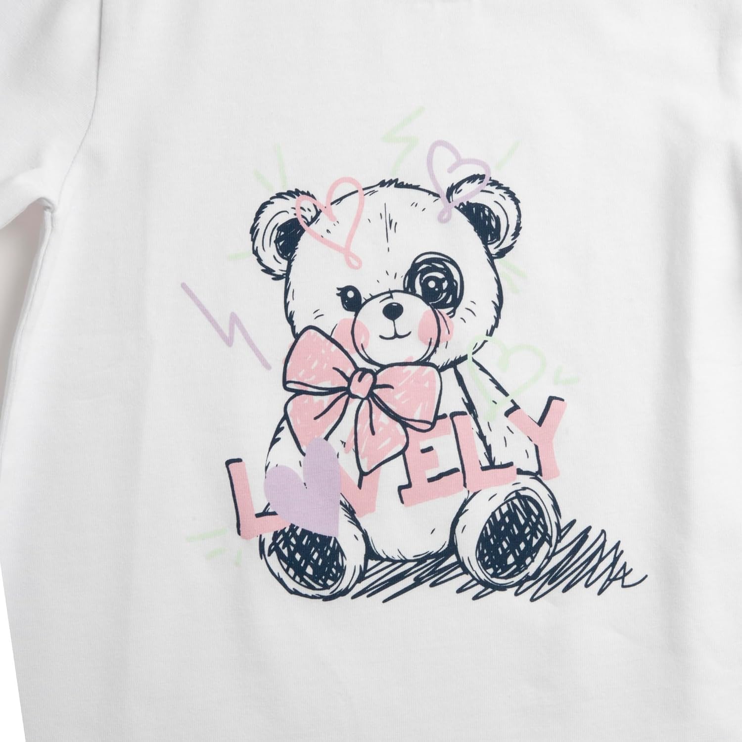 Detalle de Chicco Maglietta Bambina a Maniche Lunghe in Morbido Cotone – stile e comfort Made in Italy