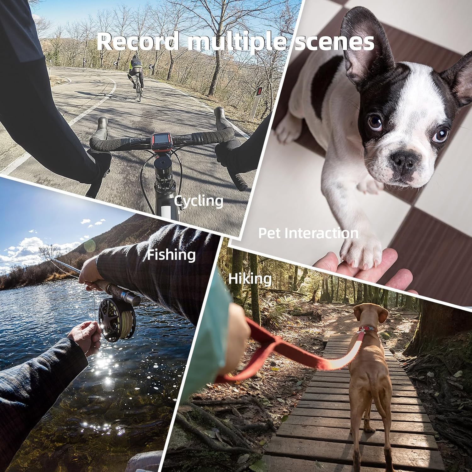 Thumbnail 1 de TELESIN Supporto da collo per telefono con clip e cinturino pettorale per selfie e video su iPhone e Samsung