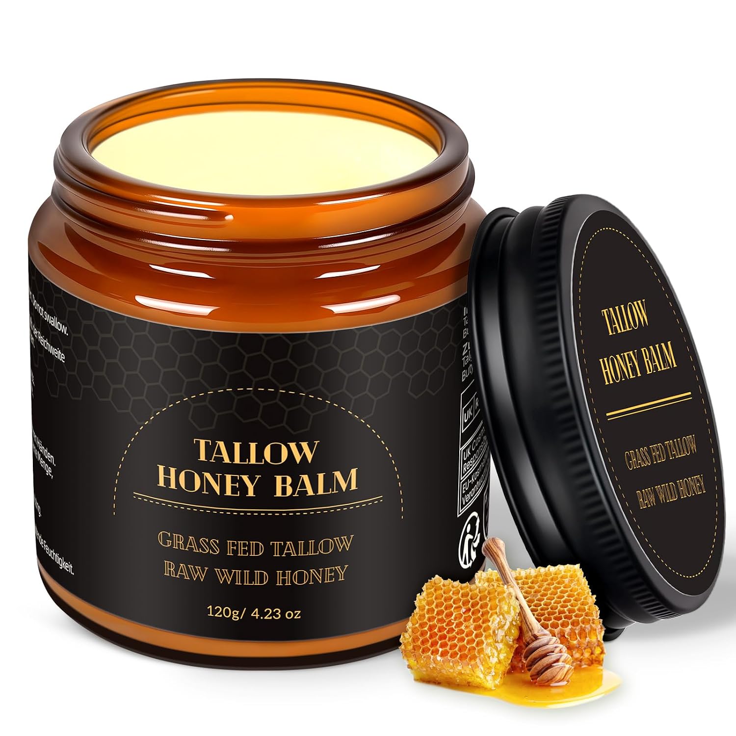 Detalle de Beef Tallow Creme 120g – Rindertalg Feuchtigkeitsbalsam