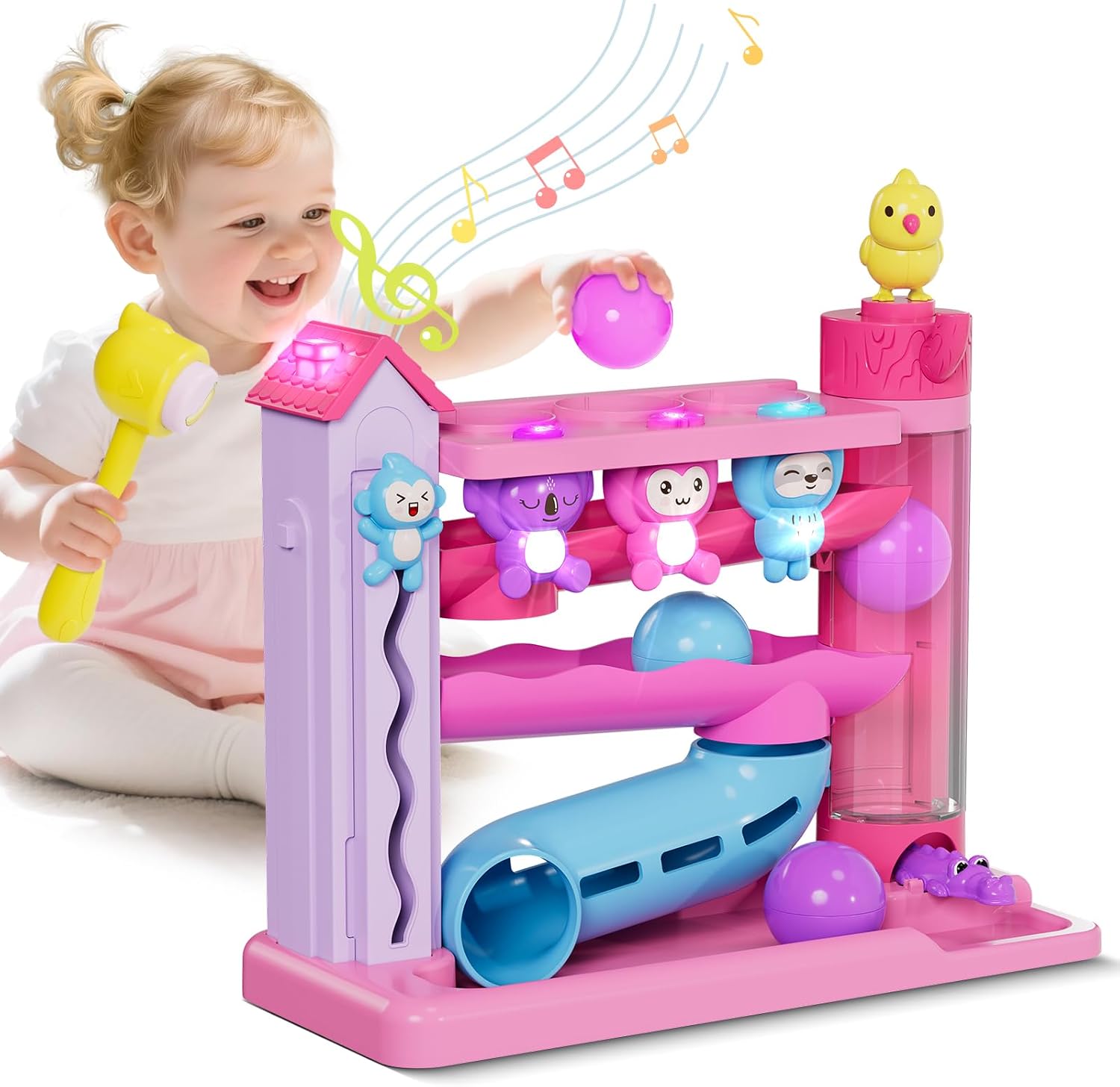 Detalle de Musical Toddler Toys Interactive Hammer 1-3 yrs