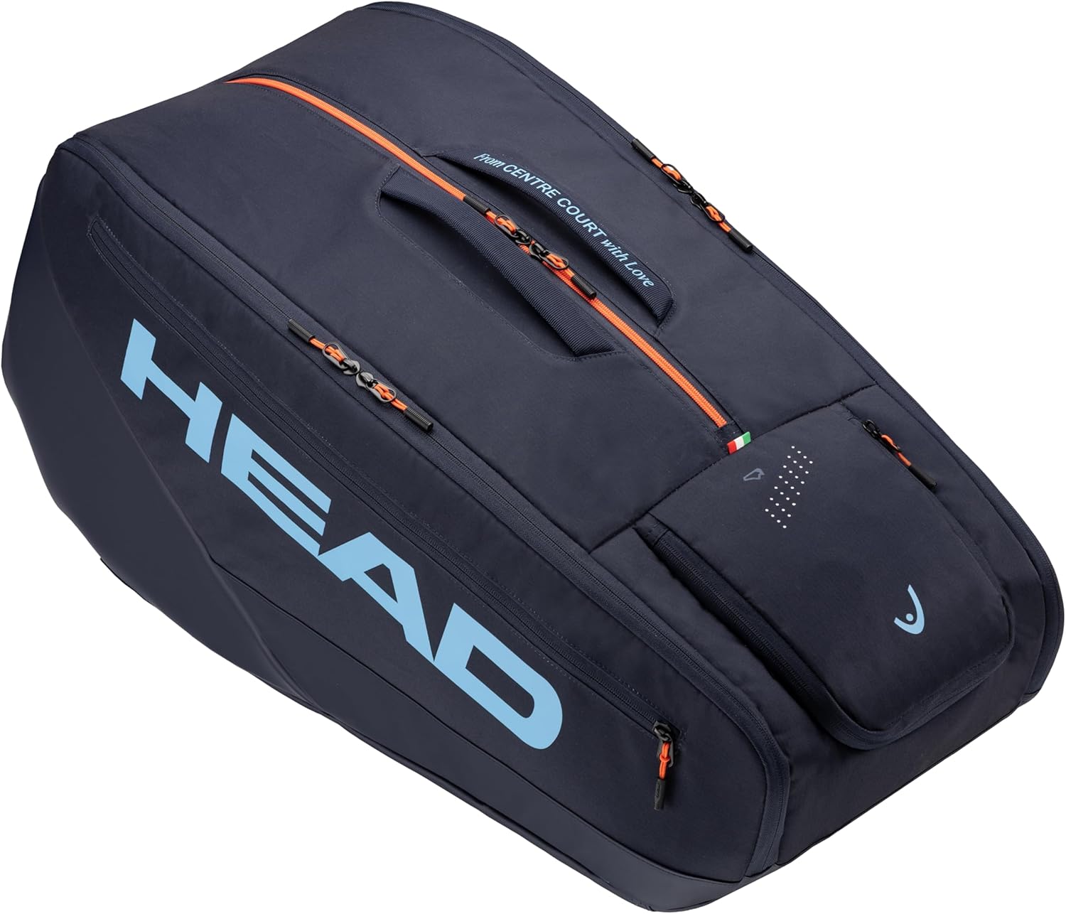 Detalle de HEAD Pro Tennisschläger Bag XL – stile Sinner e grande capienza per 12 racchette